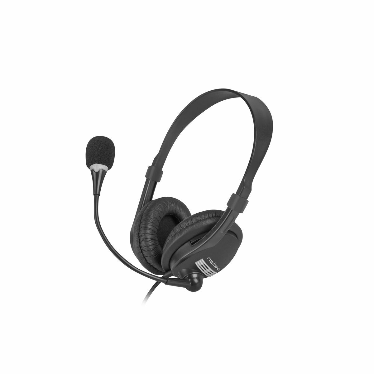 Headphones with Microphone Natec Drone Black Orange Headphones with Microphone Natec Drone Black Orange