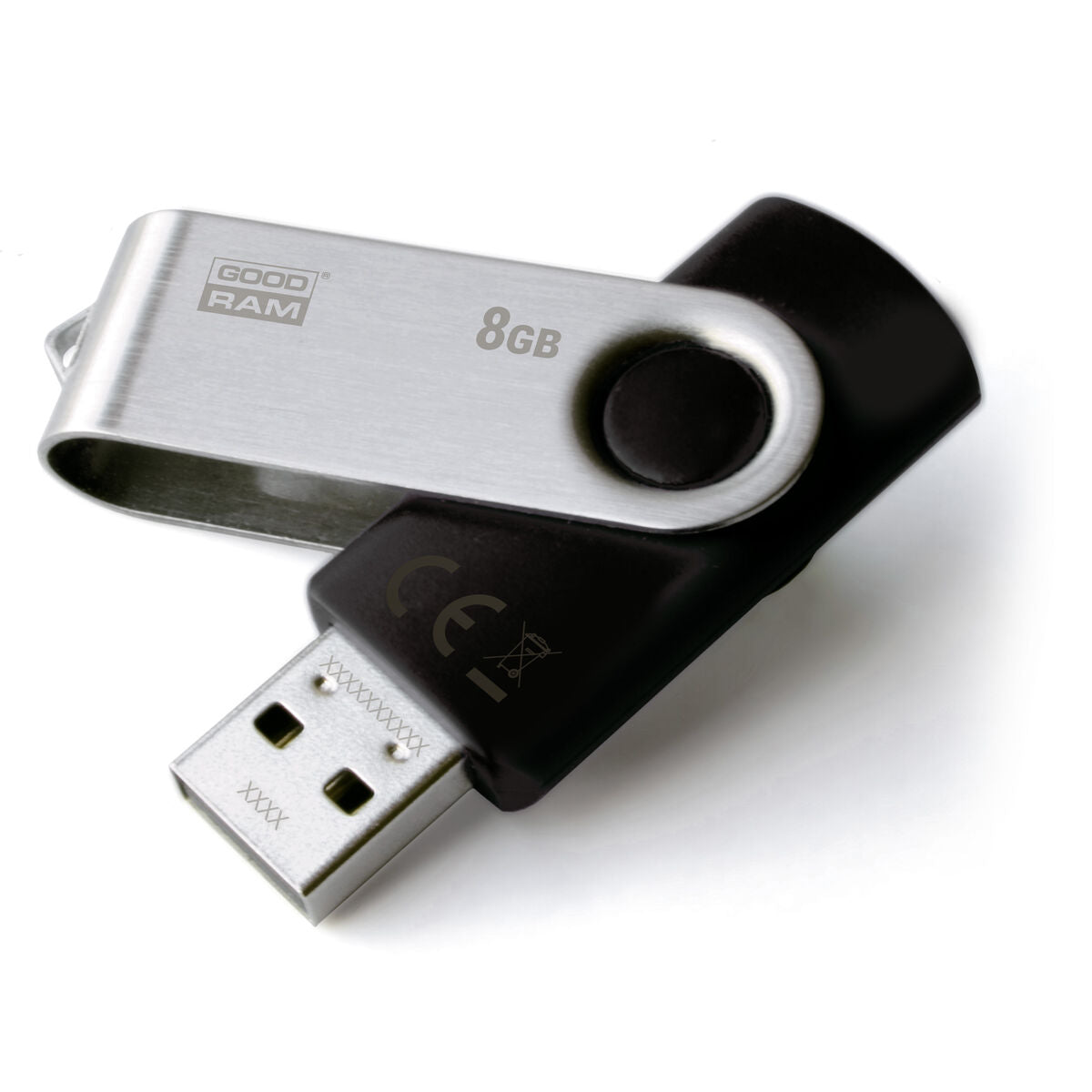 USB stick GoodRam UTS2 USB 2.0 Black Silver 8 GB (1 Unit) USB stick GoodRam UTS2 USB 2.0 Black Silver 8 GB (1 Unit)