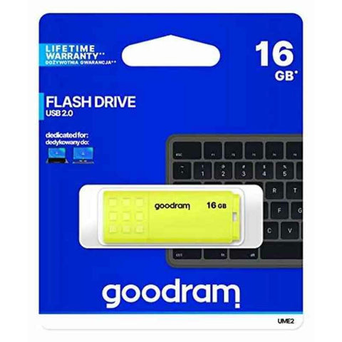 USB stick GoodRam UME2 Yellow 16 GB USB stick GoodRam UME2 Yellow 16 GB
