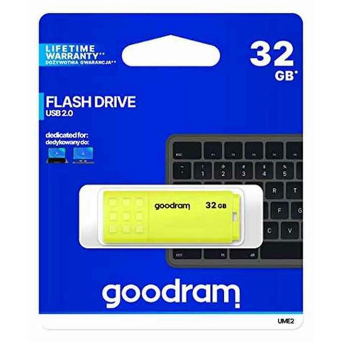 USB stick GoodRam UME2 Yellow 32 GB (1 Unit) USB stick GoodRam UME2 Yellow 32 GB (1 Unit)