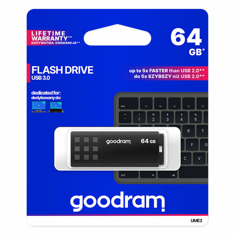 USB stick GoodRam UME3 Black 64 GB USB stick GoodRam UME3 Black 64 GB