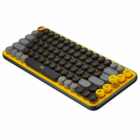 Keyboard Logitech POP French Yellow AZERTY Keyboard Logitech POP French Yellow AZERTY