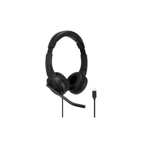Headphones with Microphone Kensington H1000 Black Headphones with Microphone Kensington H1000 Black