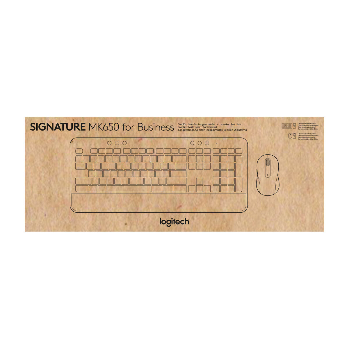 Keyboard and Wireless Mouse Logitech 920-011001 Black Azerty French Keyboard and Wireless Mouse Logitech 920-011001 Black Azerty French