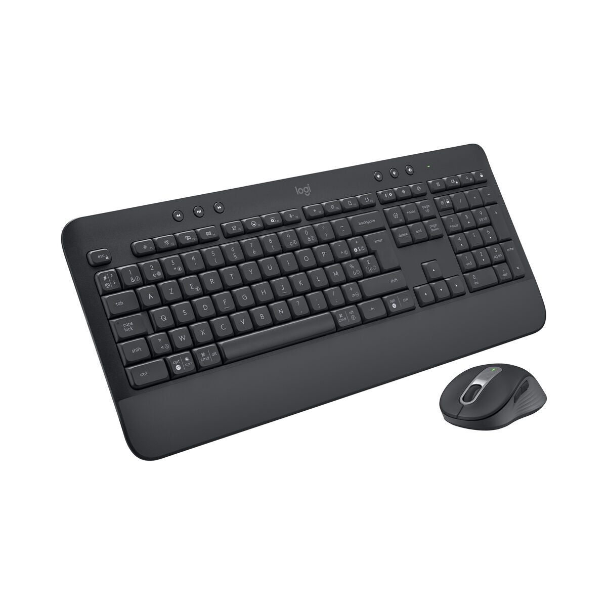 Keyboard and Wireless Mouse Logitech 920-011001 Black Azerty French Keyboard and Wireless Mouse Logitech 920-011001 Black Azerty French