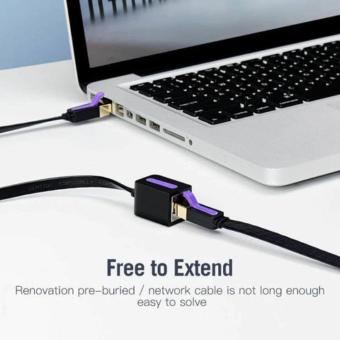 FTP Category 7 Rigid Network Cable Vention ICBBH Black 2 m FTP Category 7 Rigid Network Cable Vention ICBBH Black 2 m