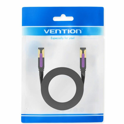 FTP Category 7 Rigid Network Cable Vention ICABK Black 8 m FTP Category 7 Rigid Network Cable Vention ICABK Black 8 m