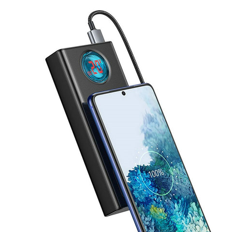 Power Bank Baseus AMBILIGHT White Black 30000 mAh Power Bank Baseus AMBILIGHT White Black 30000 mAh