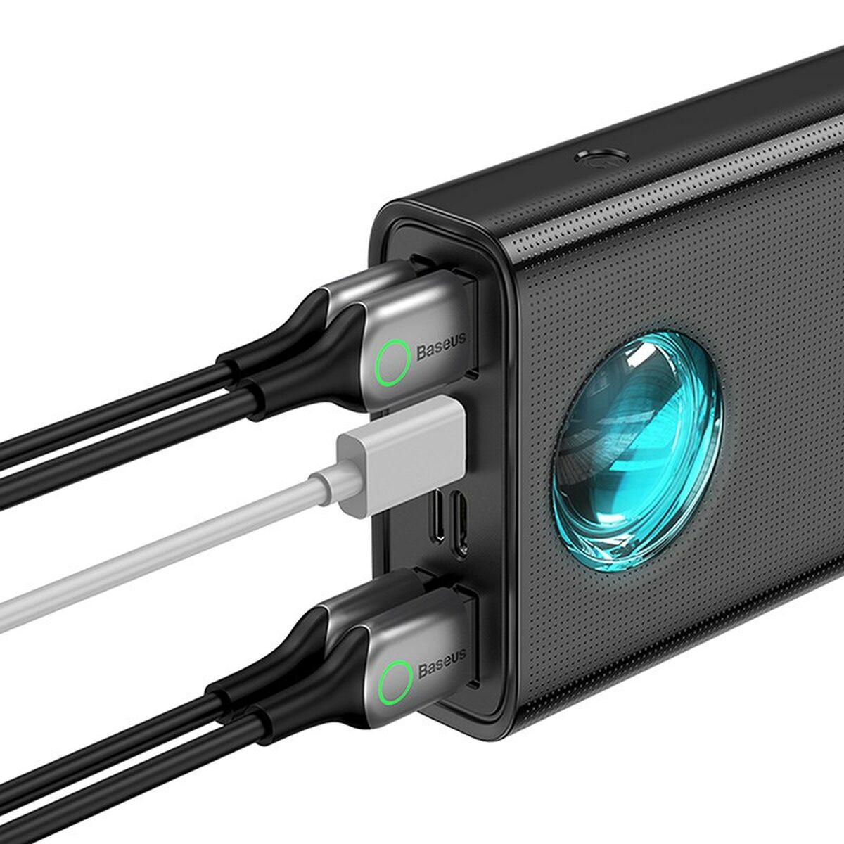 Power Bank Baseus AMBILIGHT White Black 30000 mAh Power Bank Baseus AMBILIGHT White Black 30000 mAh