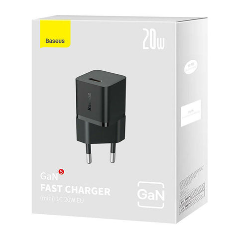 Wall Charger Baseus CCGN050101 Black 20 W Wall Charger Baseus CCGN050101 Black 20 W