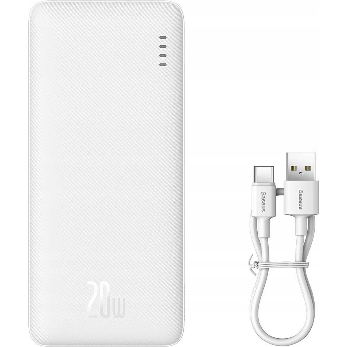 Powerbank Baseus PPQD090002 White 10000 mAh Powerbank Baseus PPQD090002 White 10000 mAh