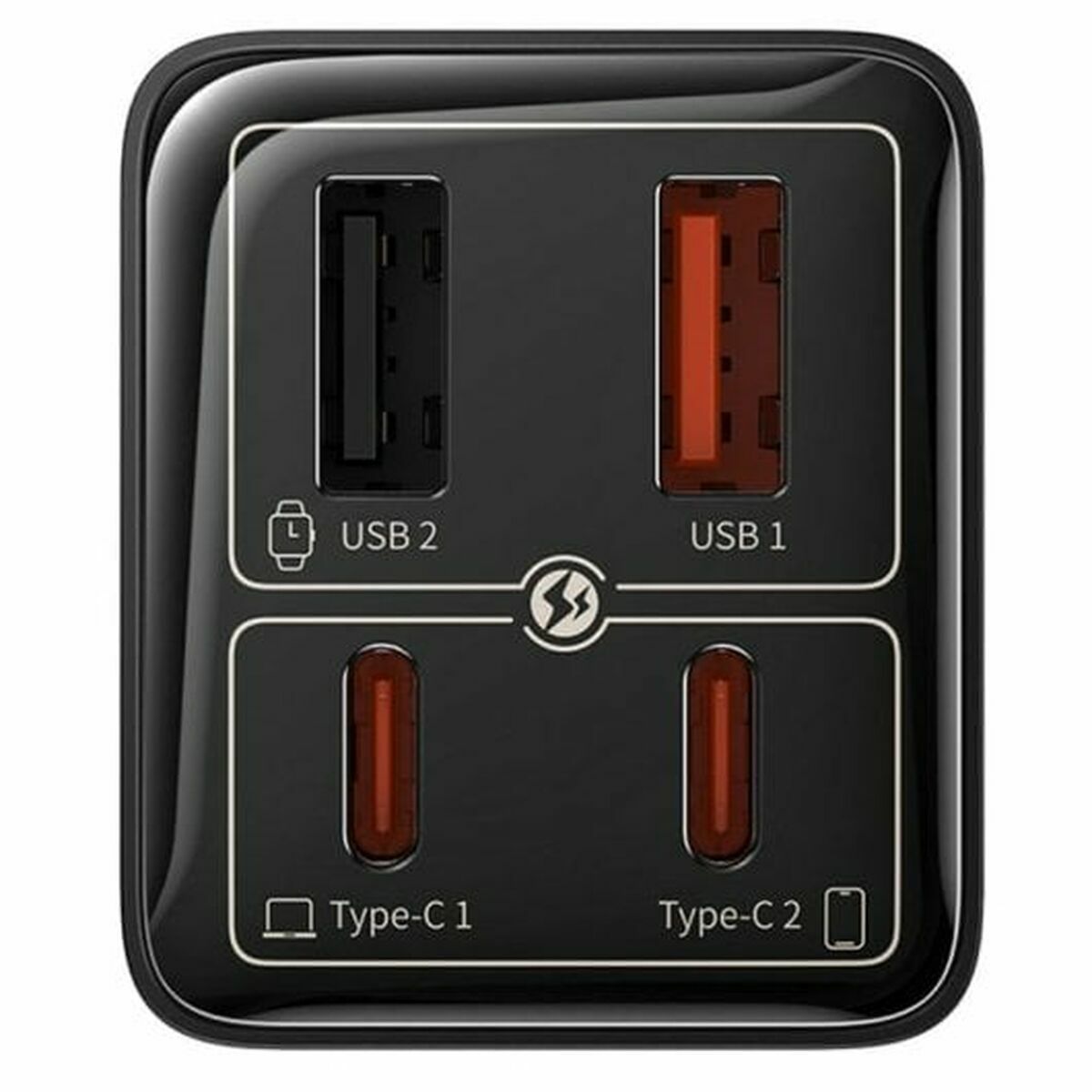Wall Charger Baseus P10162701113-00 Black 65 W Wall Charger Baseus P10162701113-00 Black 65 W