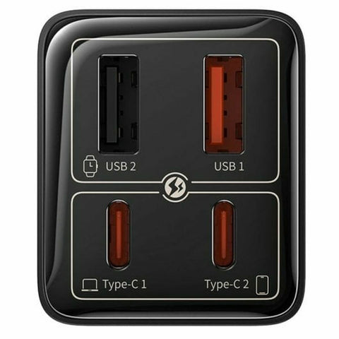 Wall Charger Baseus P10162701113-00 Black 65 W Wall Charger Baseus P10162701113-00 Black 65 W
