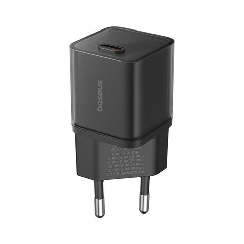 Wall Charger Baseus P10162504113-00 Black 30 W Wall Charger Baseus P10162504113-00 Black 30 W