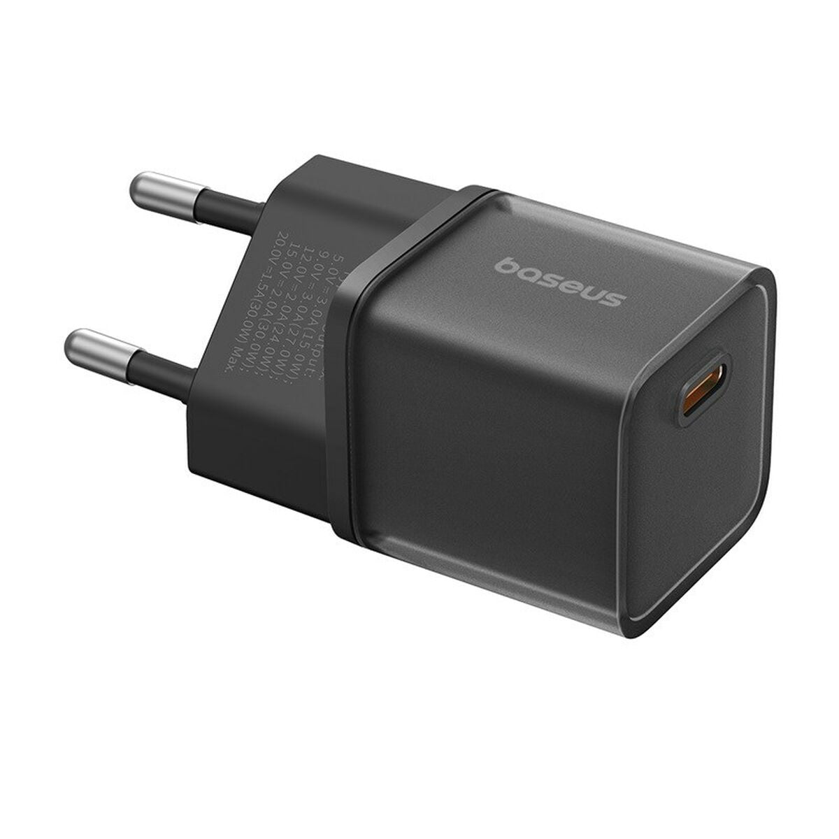 Wall Charger Baseus P10162504113-00 Black 30 W Wall Charger Baseus P10162504113-00 Black 30 W