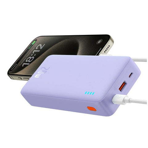 Powerbank Baseus P10022804513-00 Purple 20000 mAh 74 WH Powerbank Baseus P10022804513-00 Purple 20000 mAh 74 WH