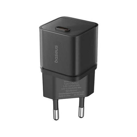 Wall Charger Baseus P10162503113-00 Black 20 W Wall Charger Baseus P10162503113-00 Black 20 W
