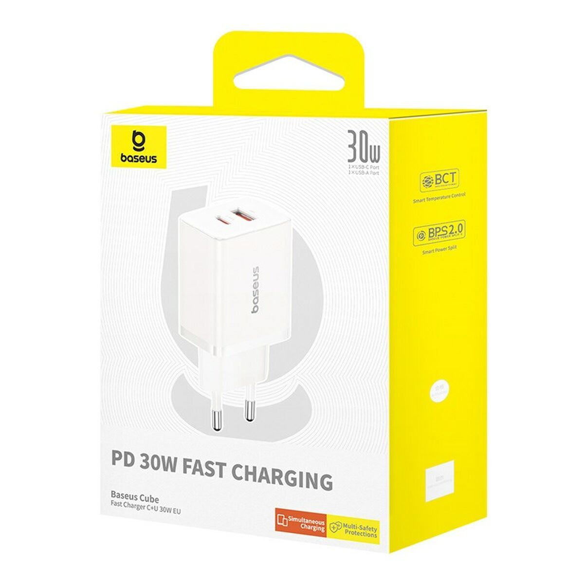 Wall Charger Baseus P10111404213-00 White 30 W Wall Charger Baseus P10111404213-00 White 30 W