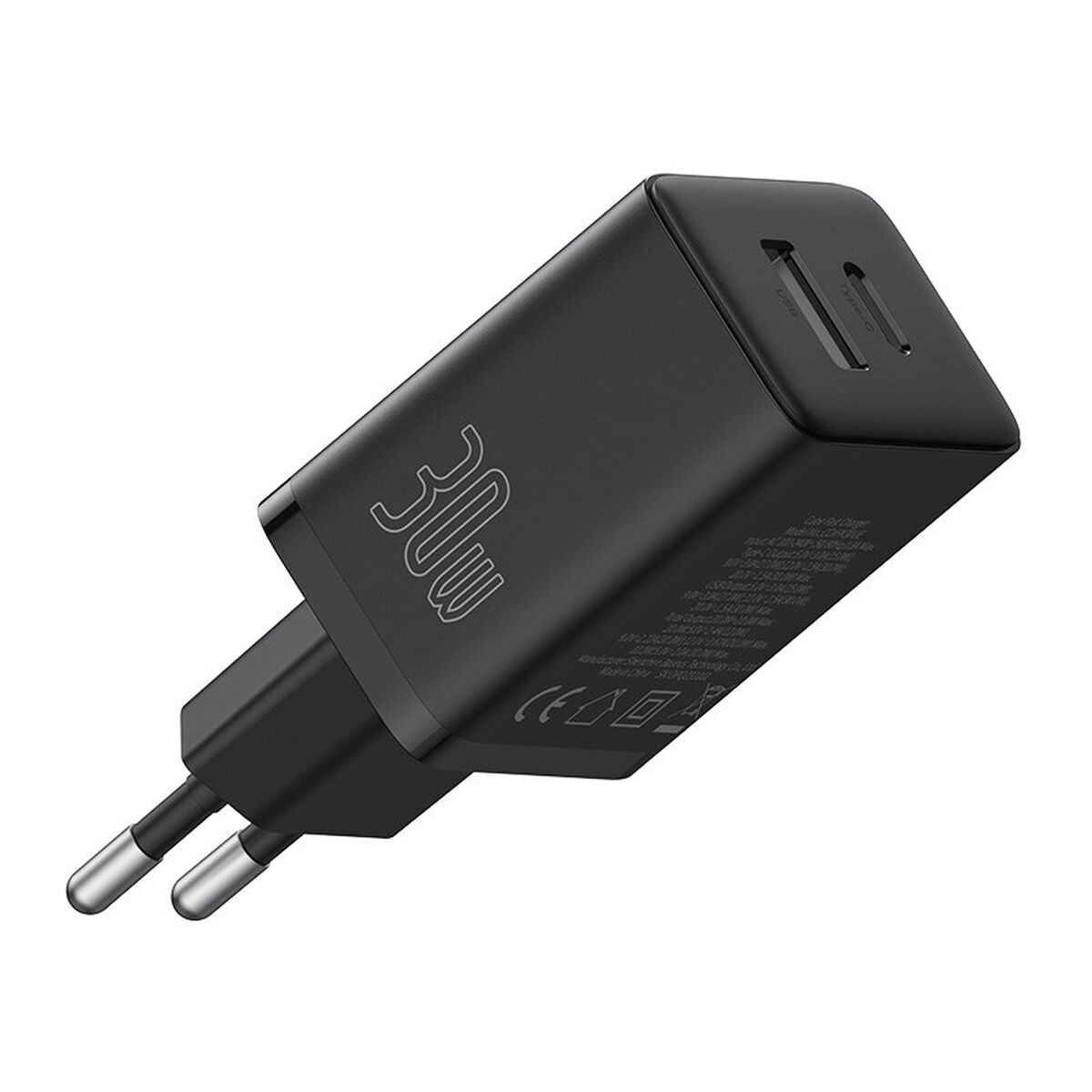 Wall Charger Baseus P10111404113-00 Black 30 W Wall Charger Baseus P10111404113-00 Black 30 W