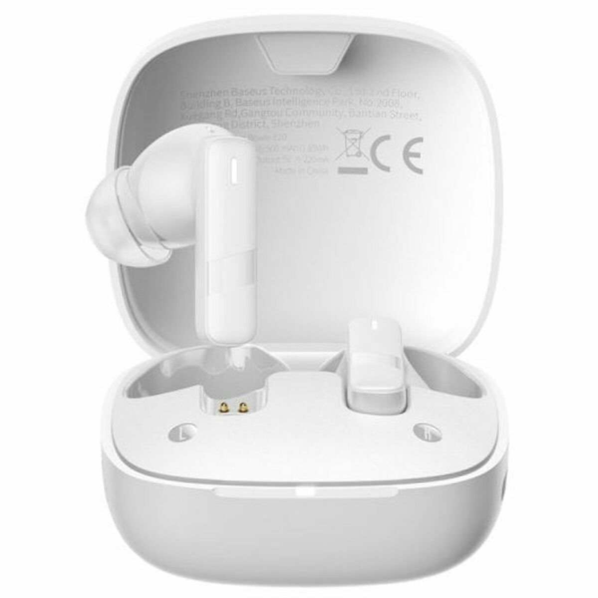 Headphones with Microphone Baseus A00069700223-00 White Headphones with Microphone Baseus A00069700223-00 White