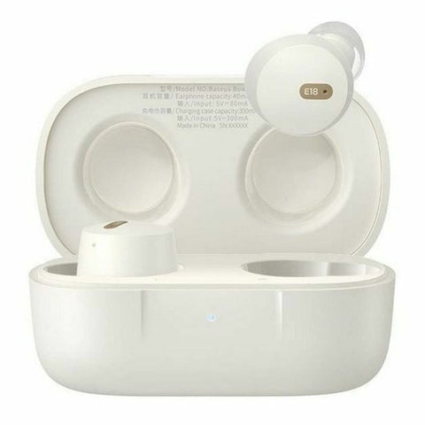 Headphones with Microphone Baseus A00023800223-00 White Headphones with Microphone Baseus A00023800223-00 White