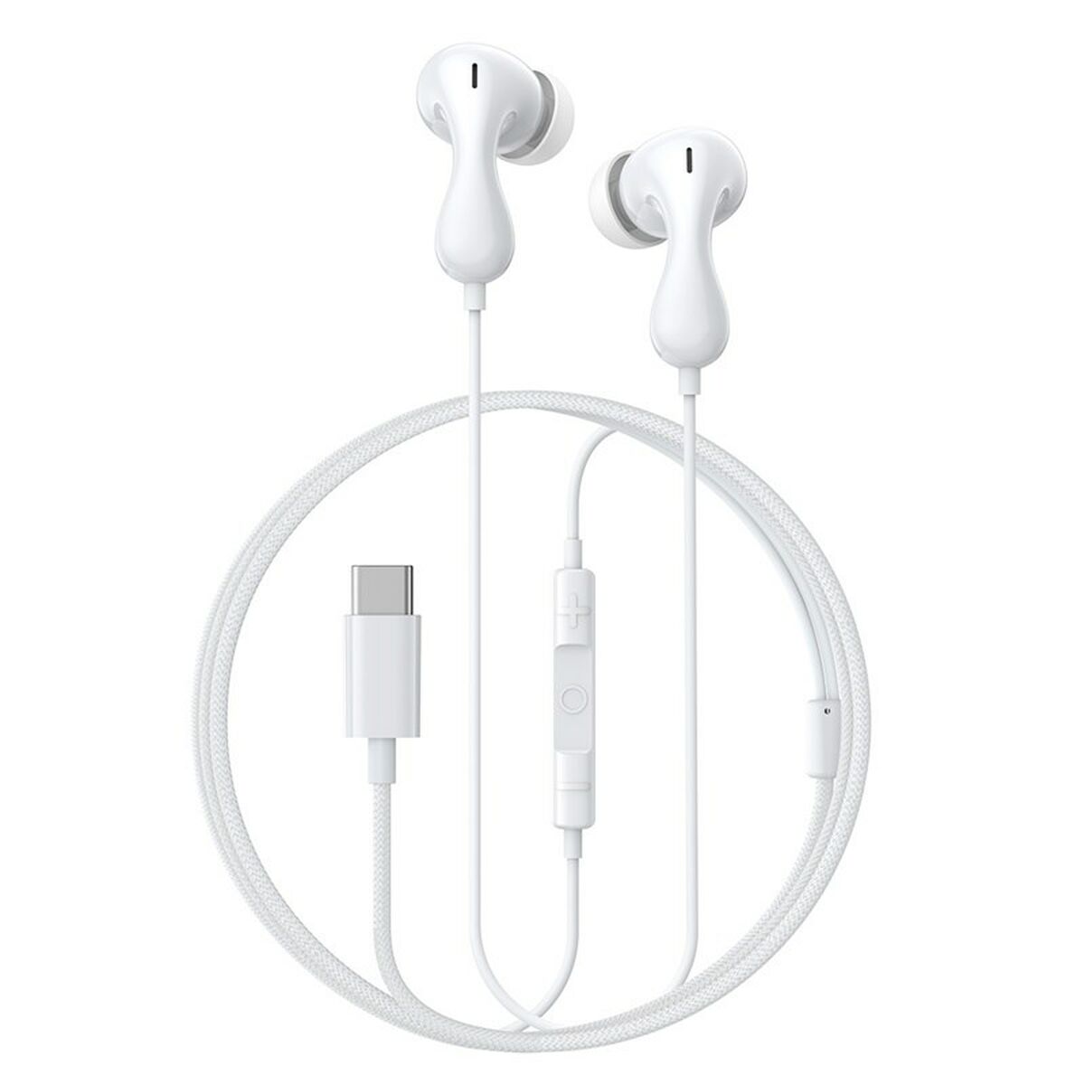 Headphones with Microphone Baseus Encok CZ20 White Black Headphones with Microphone Baseus Encok CZ20 White Black