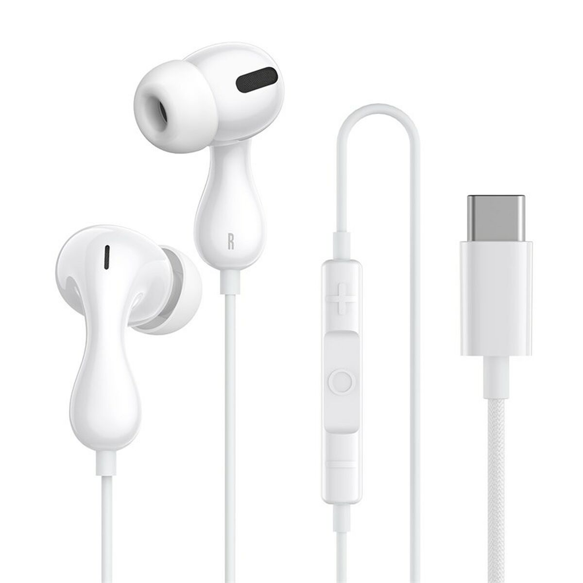 Headphones with Microphone Baseus Encok CZ20 White Black Headphones with Microphone Baseus Encok CZ20 White Black