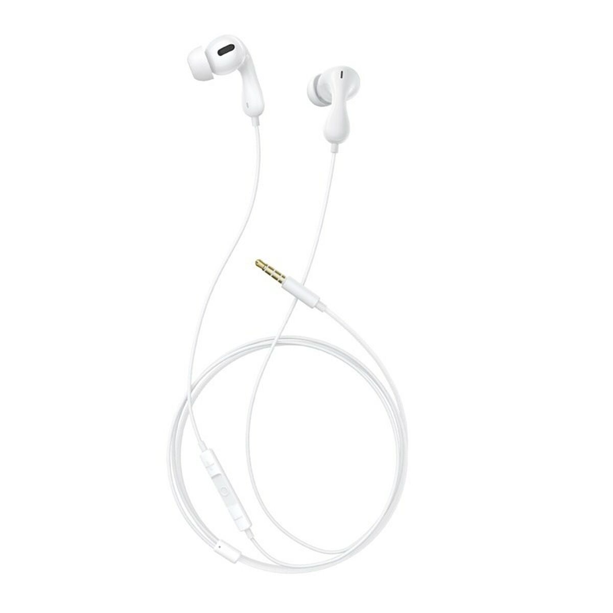 Headphones with Microphone Baseus Encok HZ20 White Black Headphones with Microphone Baseus Encok HZ20 White Black