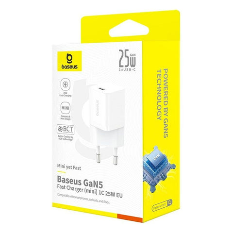 Wall Charger Baseus P10110909213-00 White 25 W Wall Charger Baseus P10110909213-00 White 25 W