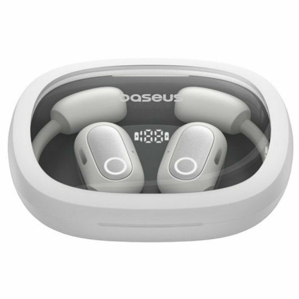 Headphones with Microphone Baseus A00073200213-00 White Headphones with Microphone Baseus A00073200213-00 White