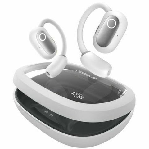 Headphones with Microphone Baseus A00073200213-00 White Headphones with Microphone Baseus A00073200213-00 White