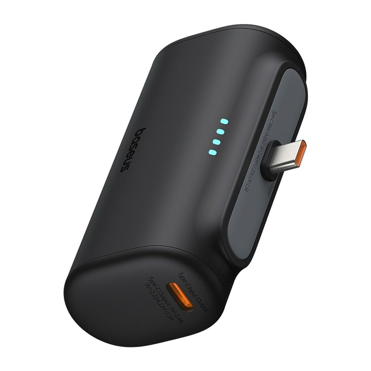 Powerbank Baseus P10068306113-00 Black 5000 mAh Powerbank Baseus P10068306113-00 Black 5000 mAh