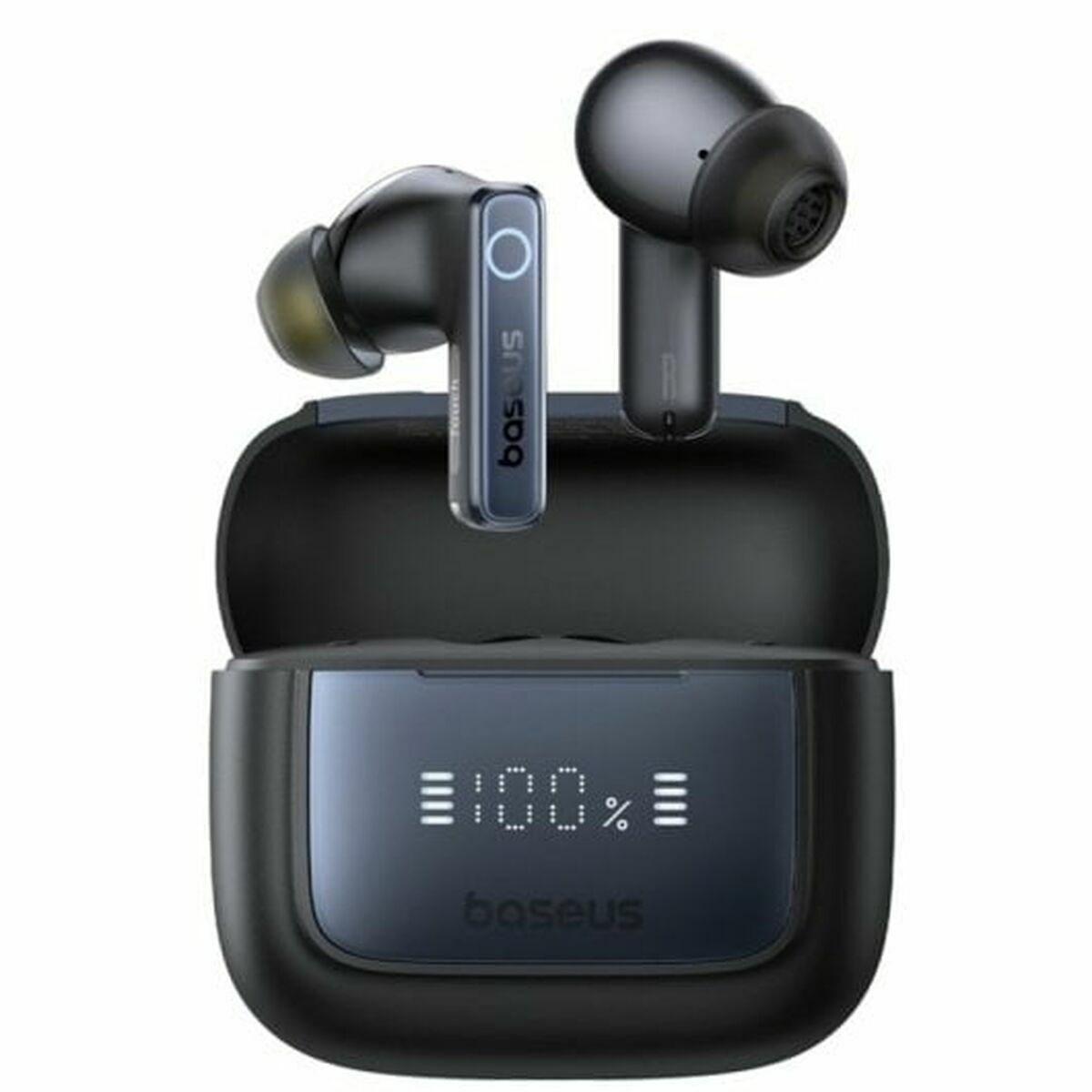 Headphones with Microphone Baseus A00073800123-00 Black Headphones with Microphone Baseus A00073800123-00 Black