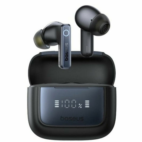 Headphones with Microphone Baseus A00073800123-00 Black Headphones with Microphone Baseus A00073800123-00 Black