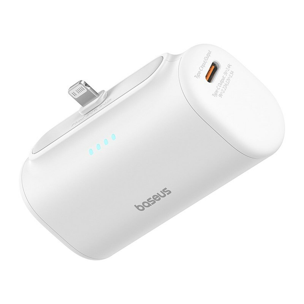 Powerbank Baseus P10068307213-00 White 5000 mAh Powerbank Baseus P10068307213-00 White 5000 mAh
