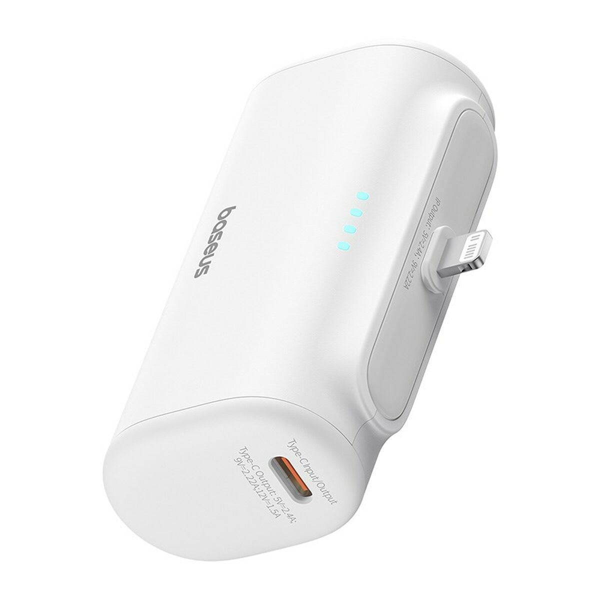 Powerbank Baseus P10068307213-00 White 5000 mAh Powerbank Baseus P10068307213-00 White 5000 mAh