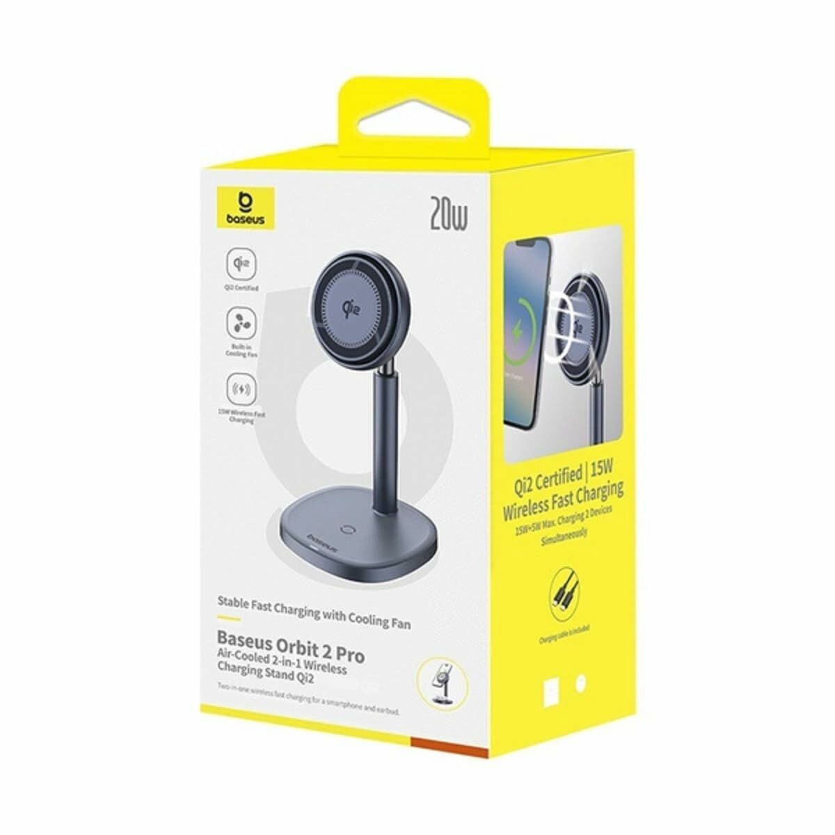 Wireless Charger with Mobile Holder Baseus P10273500813-00 Wireless Charger with Mobile Holder Baseus P10273500813-00