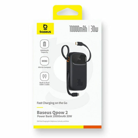 Powerbank Baseus P10055008113-00 Black 10000 mAh Powerbank Baseus P10055008113-00 Black 10000 mAh