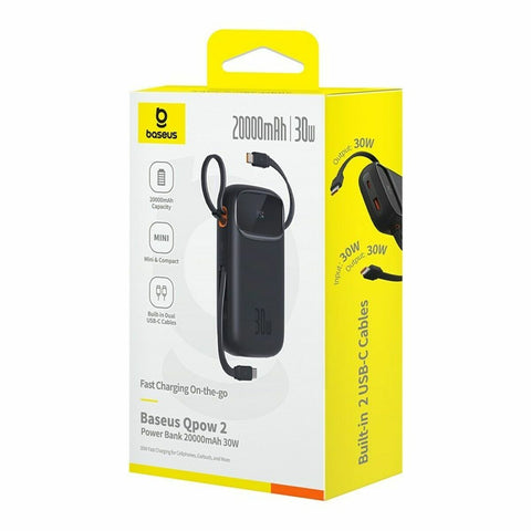 Powerbank Baseus P10055009113-00 Black 20000 mAh Powerbank Baseus P10055009113-00 Black 20000 mAh