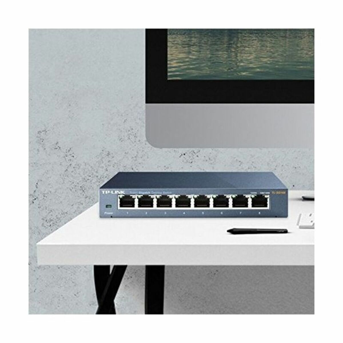 Desktop Switch TP-Link TL-SG108 8P Gigabit Auto MDIX Desktop Switch TP-Link TL-SG108 8P Gigabit Auto MDIX
