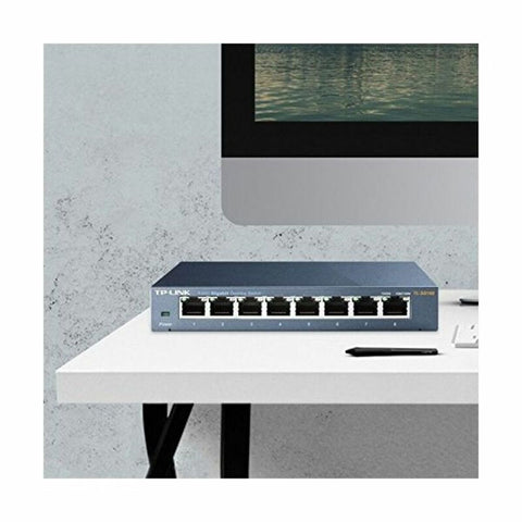Desktop Switch TP-Link TL-SG108 8P Gigabit Auto MDIX Desktop Switch TP-Link TL-SG108 8P Gigabit Auto MDIX