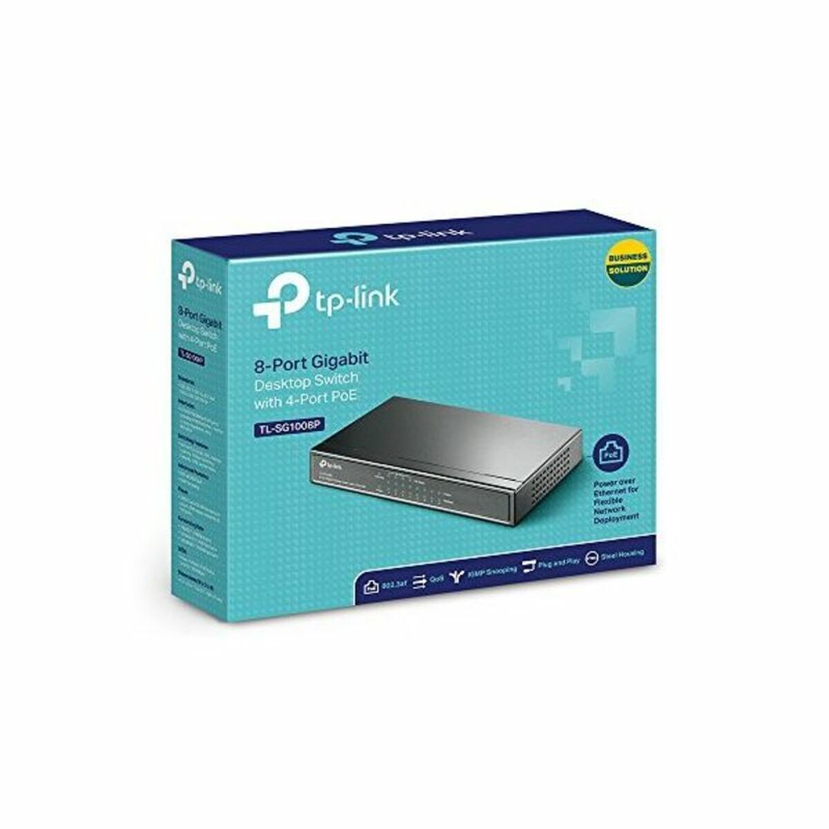 Desktop Switch TP-Link TL-SG1008P 8P Gigabit 4xPoE Desktop Switch TP-Link TL-SG1008P 8P Gigabit 4xPoE