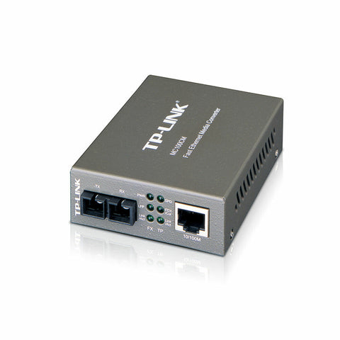 RJ45 to Fiber Optics Converter TP-Link MC100CM 100 Mbps Grey RJ45 to Fiber Optics Converter TP-Link MC100CM 100 Mbps Grey