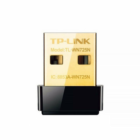 Network Adaptor TP-Link TL-WN725N 150 Mbit/s Black Network Adaptor TP-Link TL-WN725N 150 Mbit/s Black