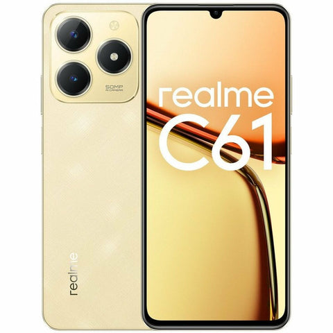 Smartphone Realme REALME C61 6,7" 6 GB RAM 256 GB Golden Smartphone Realme REALME C61 6,7" 6 GB RAM 256 GB Golden