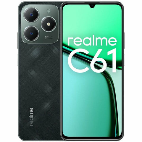 Smartphone Realme C61 6,7" Unisoc 6 GB RAM 256 GB Black Green Smartphone Realme C61 6,7" Unisoc 6 GB RAM 256 GB Black Green