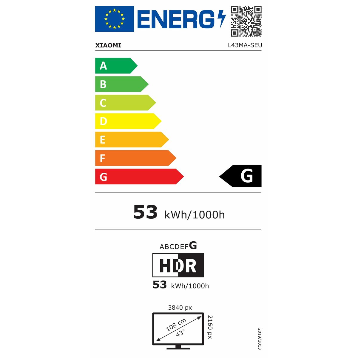 Smart TV Xiaomi ELA5483EU 4K Ultra HD 43" QLED Smart TV Xiaomi ELA5483EU 4K Ultra HD 43" QLED