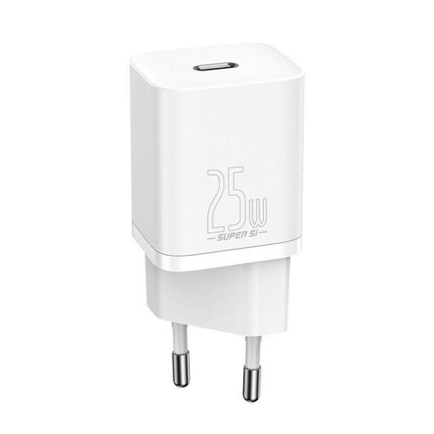 Wall Charger Baseus Super Si White 25 W Wall Charger Baseus Super Si White 25 W