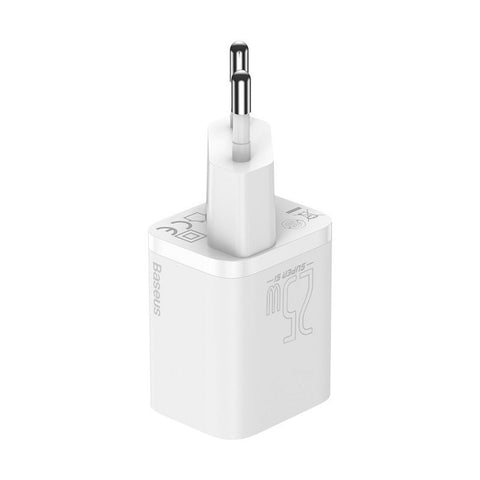 Wall Charger Baseus Super Si White 25 W Wall Charger Baseus Super Si White 25 W