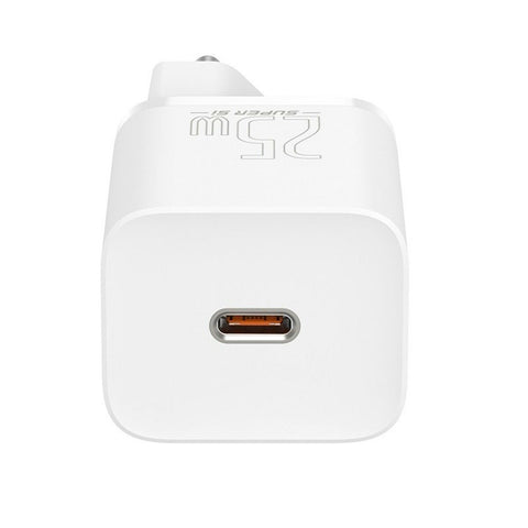 Wall Charger Baseus Super Si White 25 W Wall Charger Baseus Super Si White 25 W
